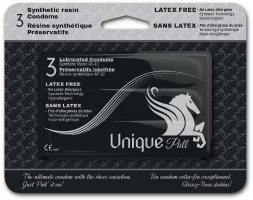Non latex condom : synthetic polyethylene resin called At-10