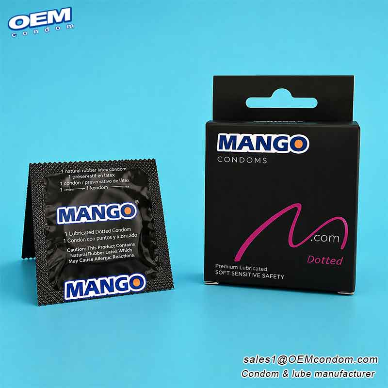 Mango dotted condom