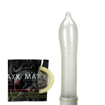 Flared condom