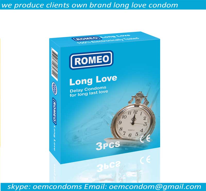 desensitizing condoms in Romeo brand