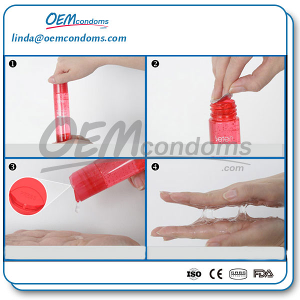 Enjoy the silicone-lubed condoms