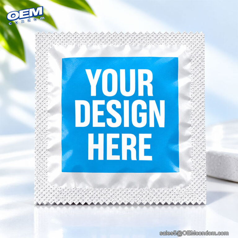 MOQ 10000 PCS for custom private logo condom