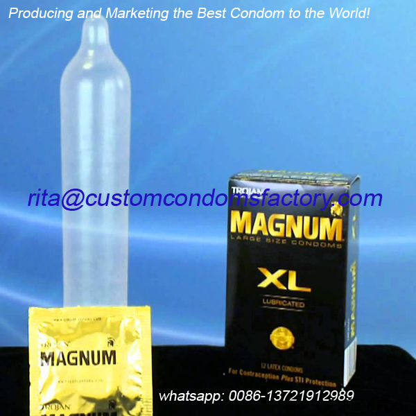 What Trojan Magnum Condoms look like?