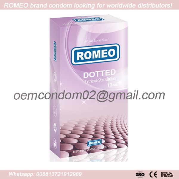 ROMEO brand dotted condom