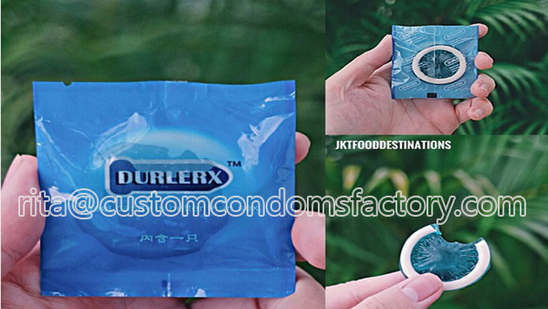 Attractive candy packing like a condom