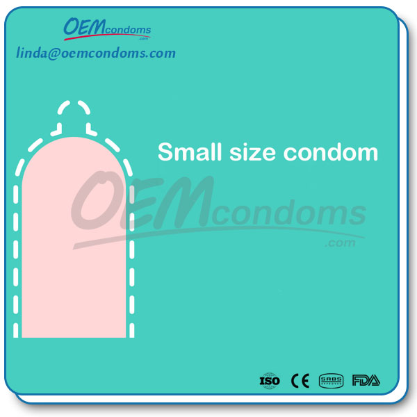 Small size condoms have sex safely.