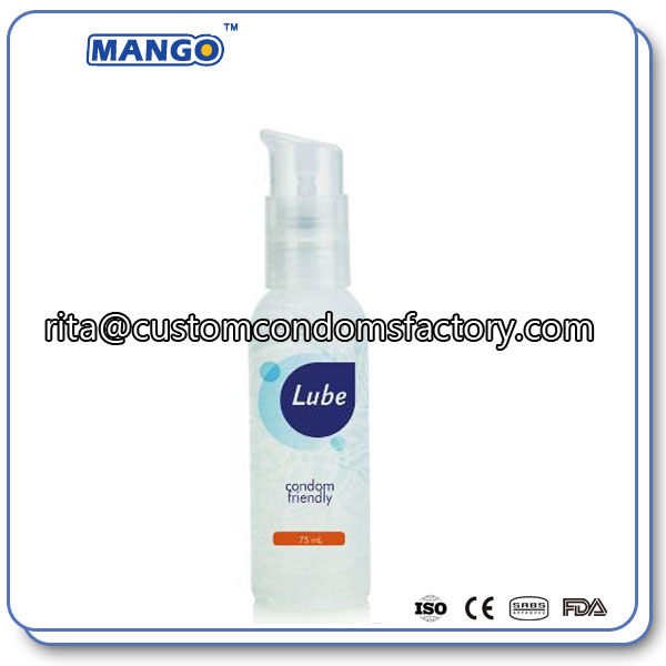 Private label small package personal cream water based condom lubricant