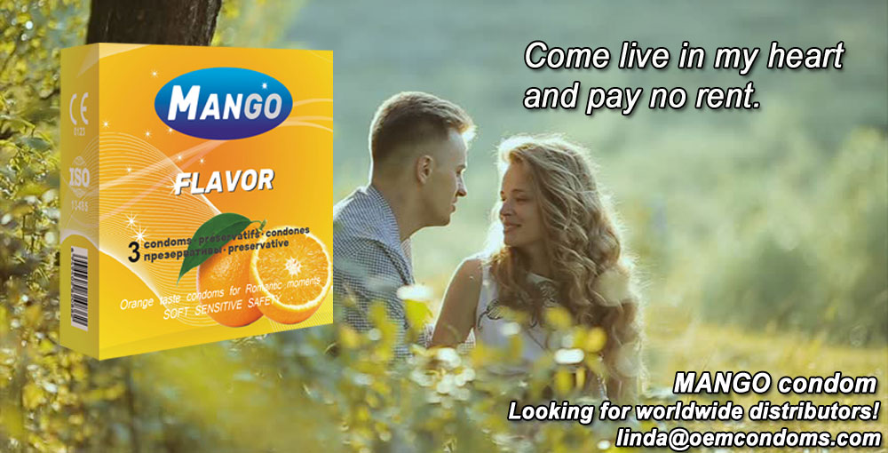 MANGO condom, MANGO flavored condom, MANGO brand condom manufacturer