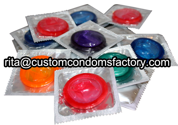 Colored & flavored condoms for sexy fun