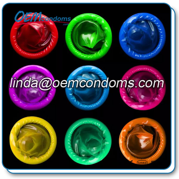 colored condom, flavored condom supplier, dotted condom manufacturer