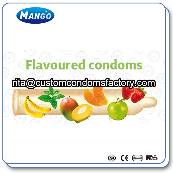 What flavor can produce for condoms?