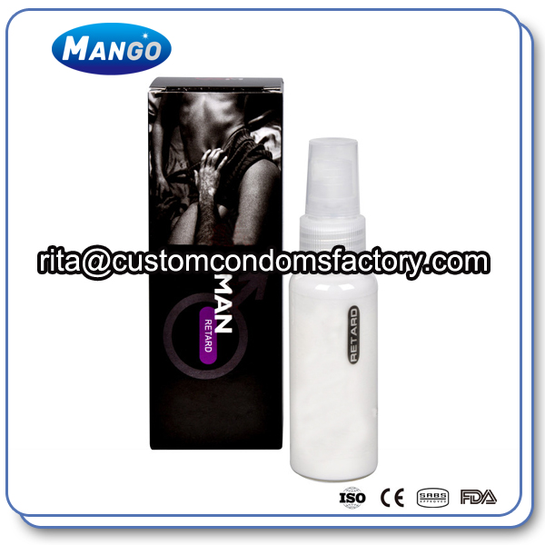 Male genital desensitizer spray