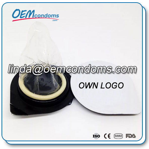 personalized label condom