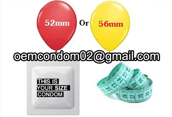 Custom condom size