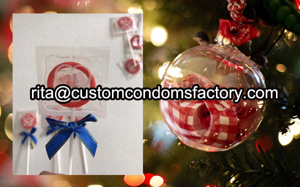 Lollipop condoms are a good gift for Christmas