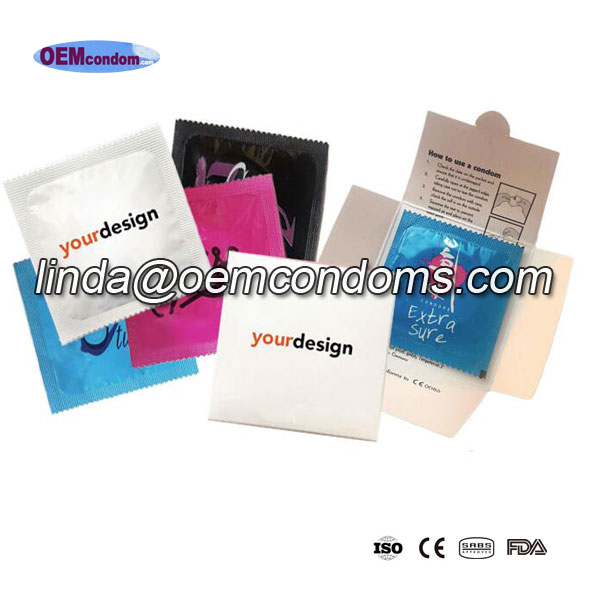 custom condom wallet, custom brand condom manufacturer