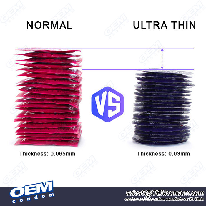 Utra Thin condom, Super Thin condom with logo