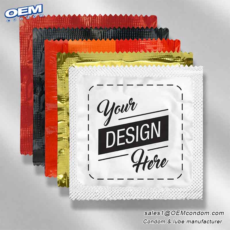 Custom Condoms Wrapper Picture With Design Supplier