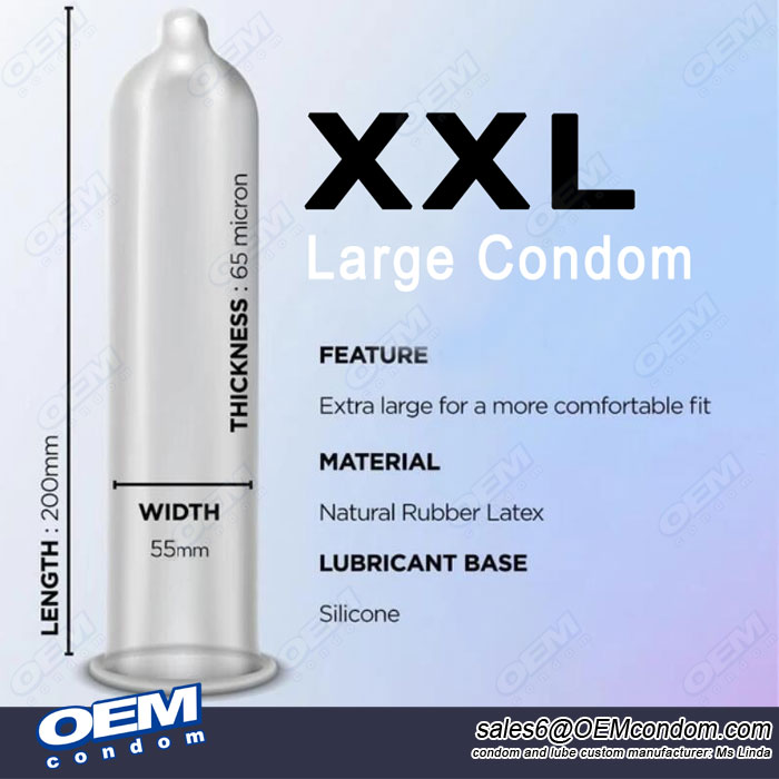 Custom magnum condoms for men