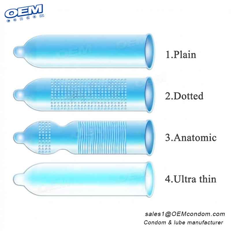 custom different types of condoms
