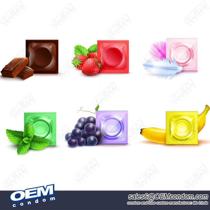 Custom Assortment Flavored condom