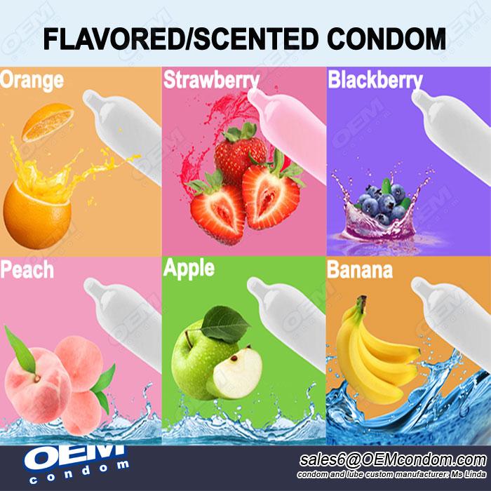 Flavored condom supplier, Scented condom manufacturer