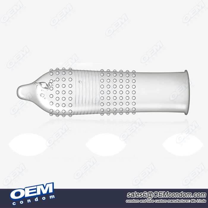 Long Love Studded and Ribbed Condom