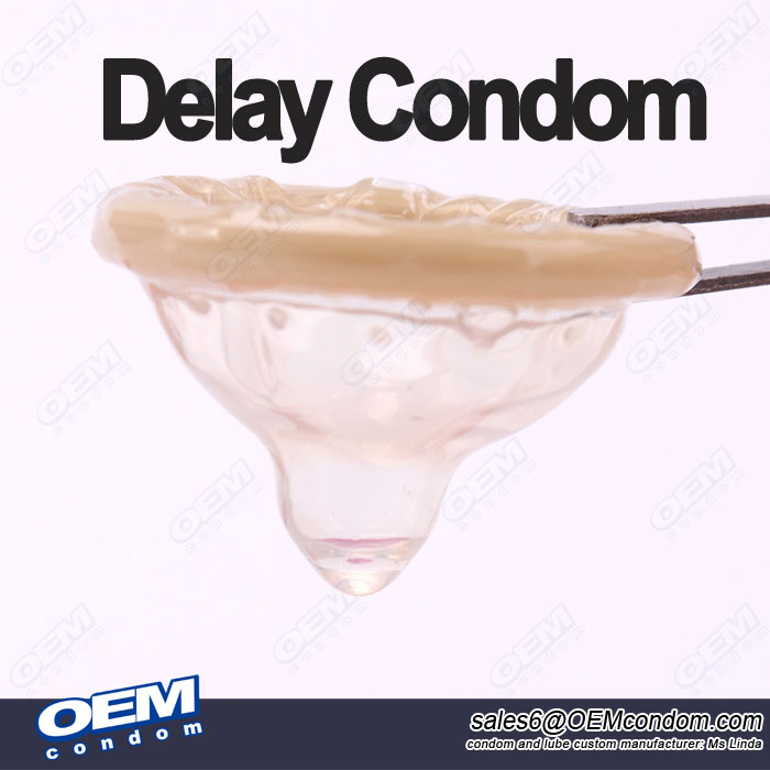 Long Love Condom with Studded texture.
