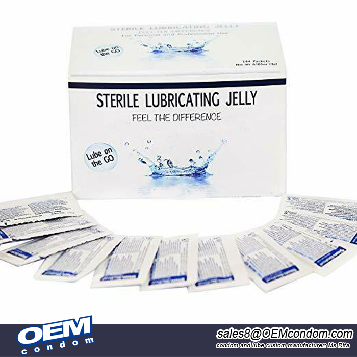 Sterile lubricating jelly for medical use