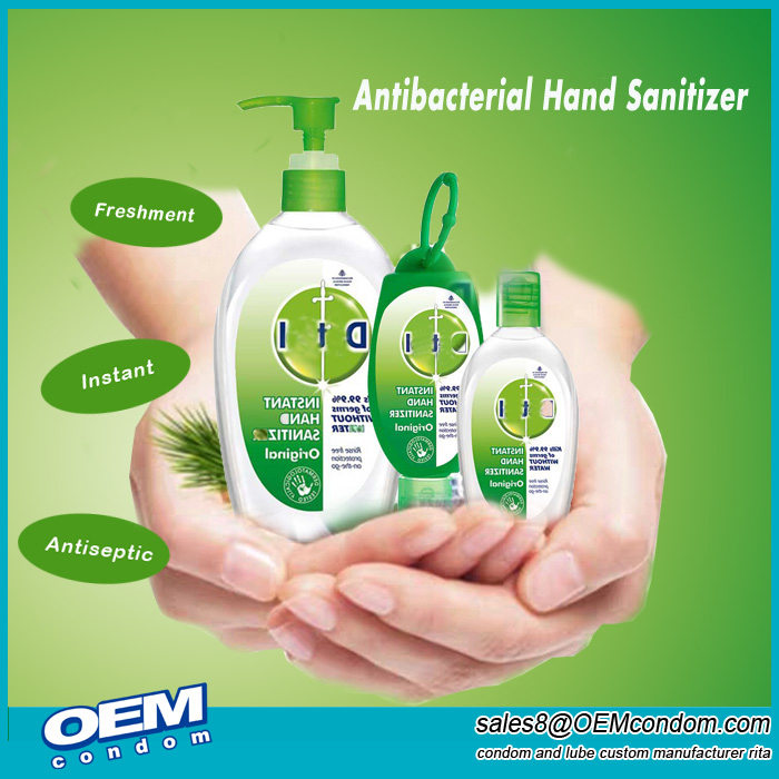 OEM logo antibacterial instand hand sanitizer