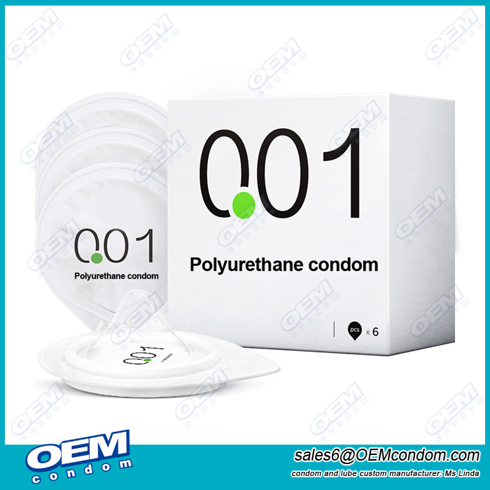 Custom ultra thin Polyurethane condom for women