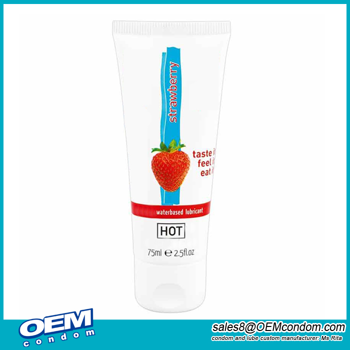 strawberry flavor personal water based lubricant