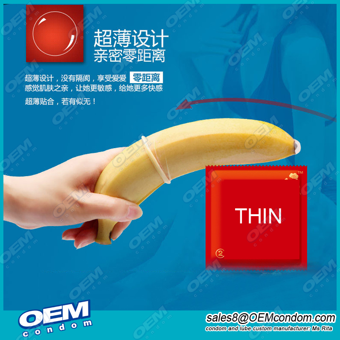 Invisible condom with super thin for extra sensitive