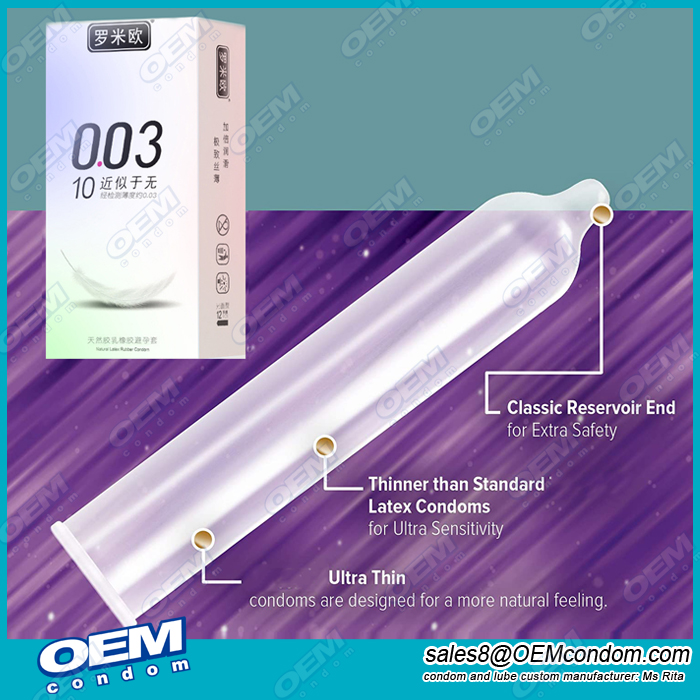 Sensitivity Ultra Thin Lubricated Latex Condom