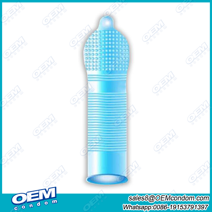 flared baggy shape condom 3in1 suppliers,flared dotted and ribbed condom,extra headroom comfort condom