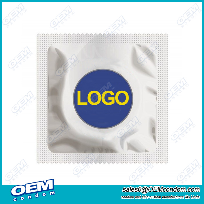 Custom condom supplier, OEM logo condom wrapper