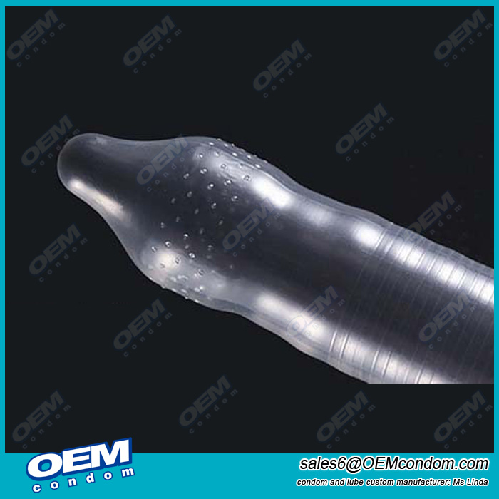 Silicone Oil Lubricated Dots and Ribbed condom Supplier