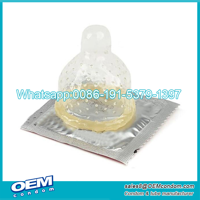 Custom OEM latex big dotted condoms manufacturer