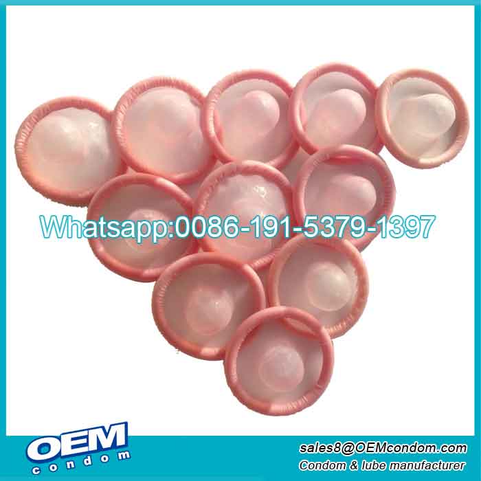 Super Thin Pink Colors Lubricated Latex Condoms Producer