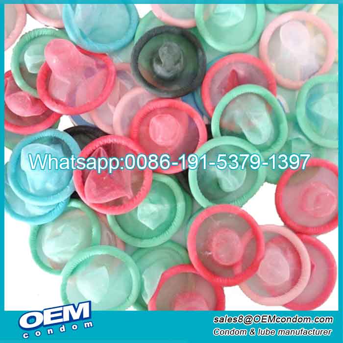 colorful condom wrapper