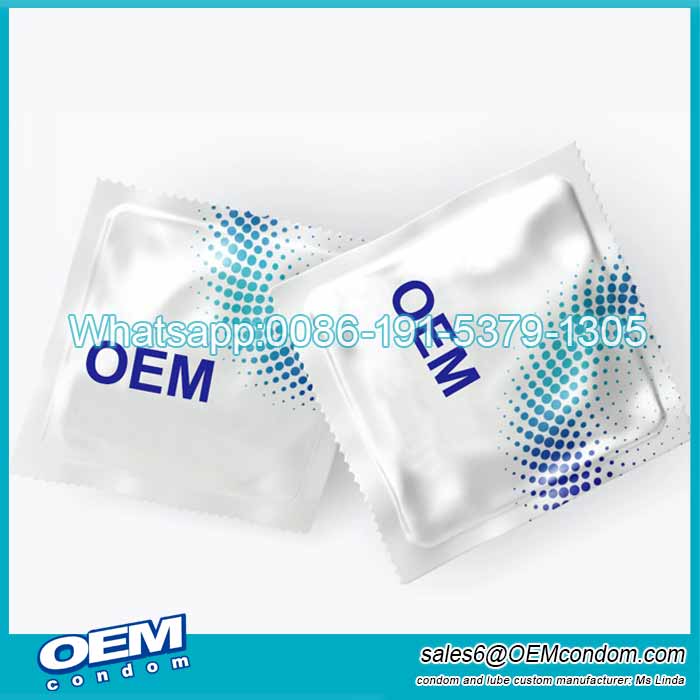 Custom Own Brand Foil Wrapper Condom