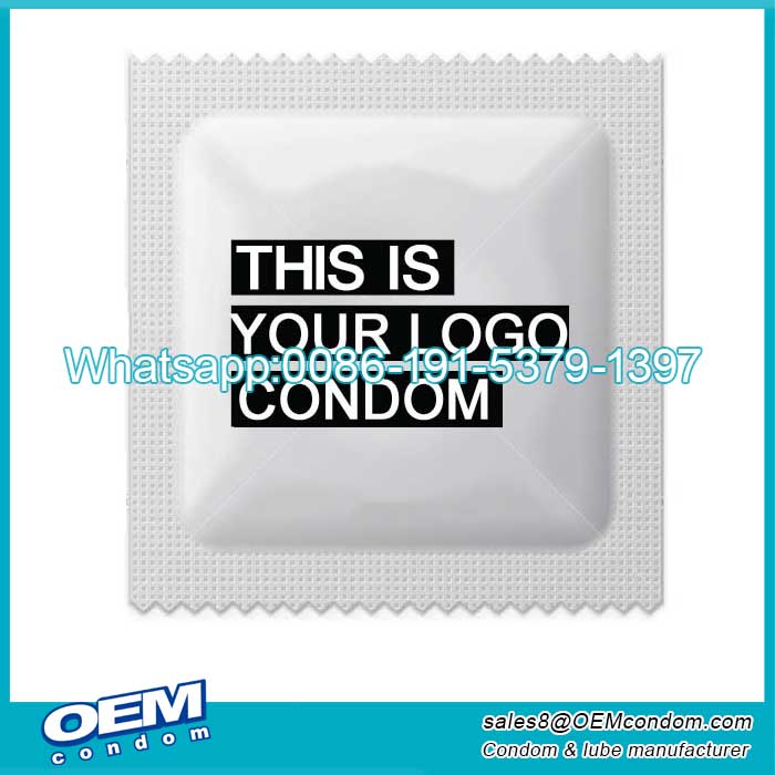 OEM condom with custom logo