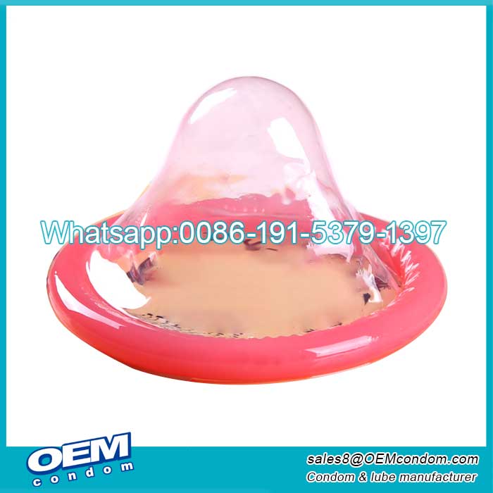 Ultra Thin Condom Pink Colored Condoms 0.03mm Thinnest Latex Condom