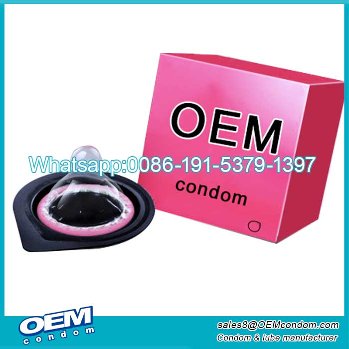 Custom Pink Colored Thin Condoms Company