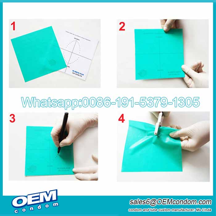 Custom dental dam factories, Private Label Dental Dam Producer, OEM logo dental dam