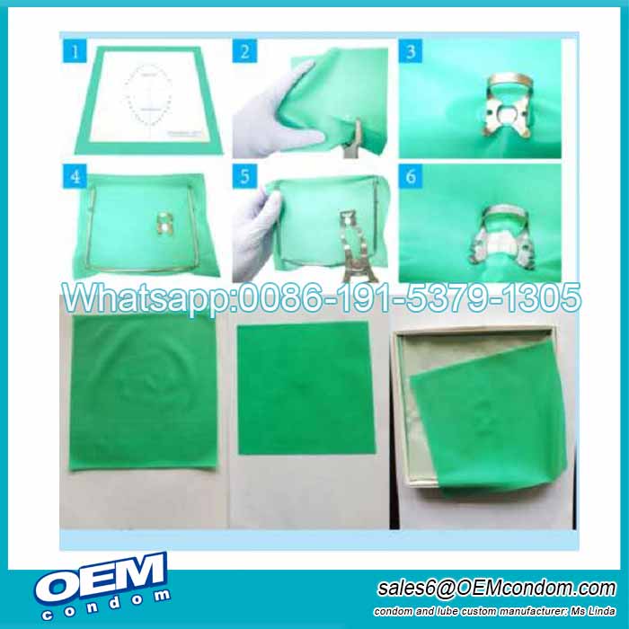 Mouth condom manufacturer, rubber latex sheet, dental dam whoesalers