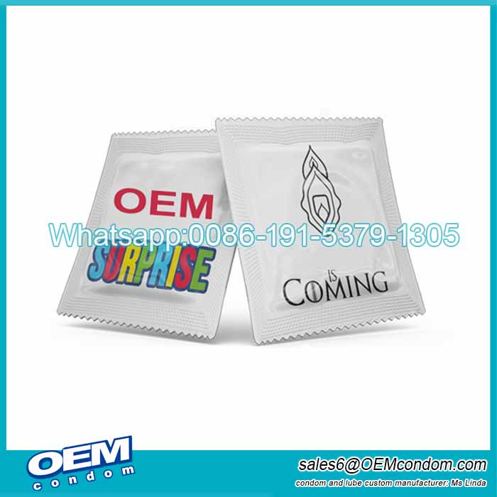 Custom Printed Private Label Wrapper Condoms