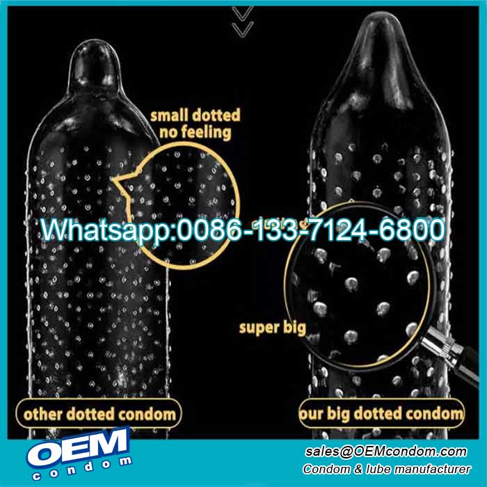 Best condom bulk custom oem smooth dotted condom