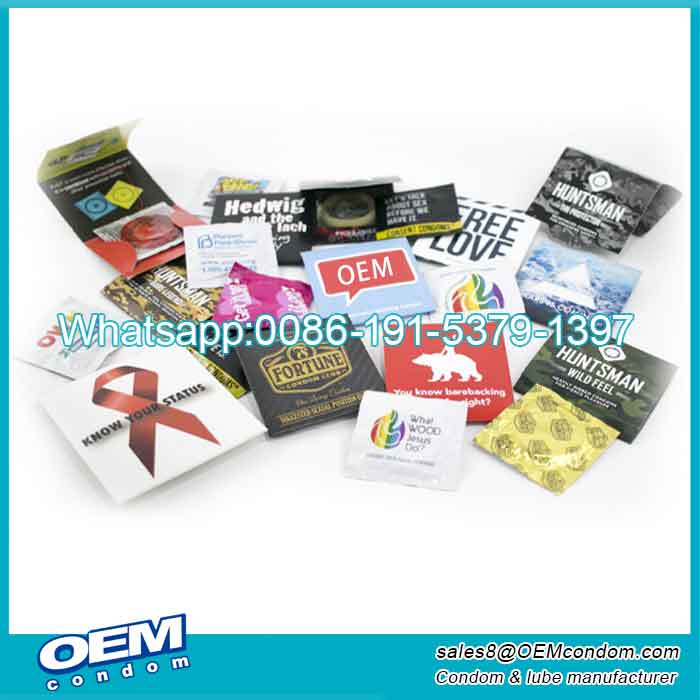 oem condom package