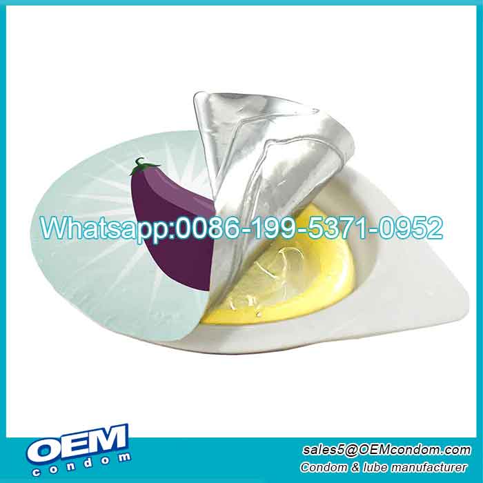 Custom buttercup package condom manufacturer and supplier